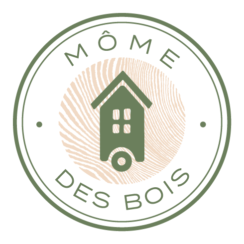 Logo tiny house môme des bois